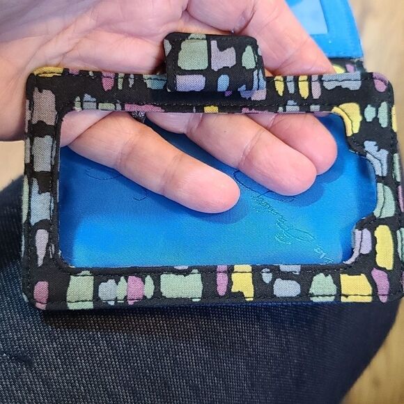 Vera Bradley "Indigo Pop" Wristlet - Picture 5 of 5